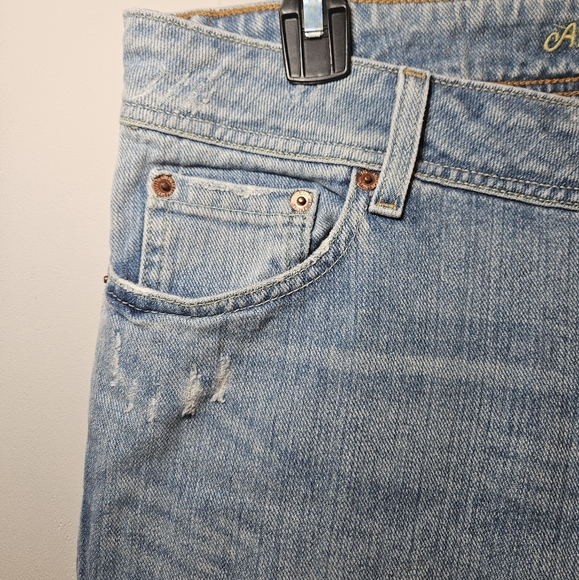 AMERICAN EAGLE Artist Vintage Jeans Cotton Distressed 14 R - Picture 4 of 16